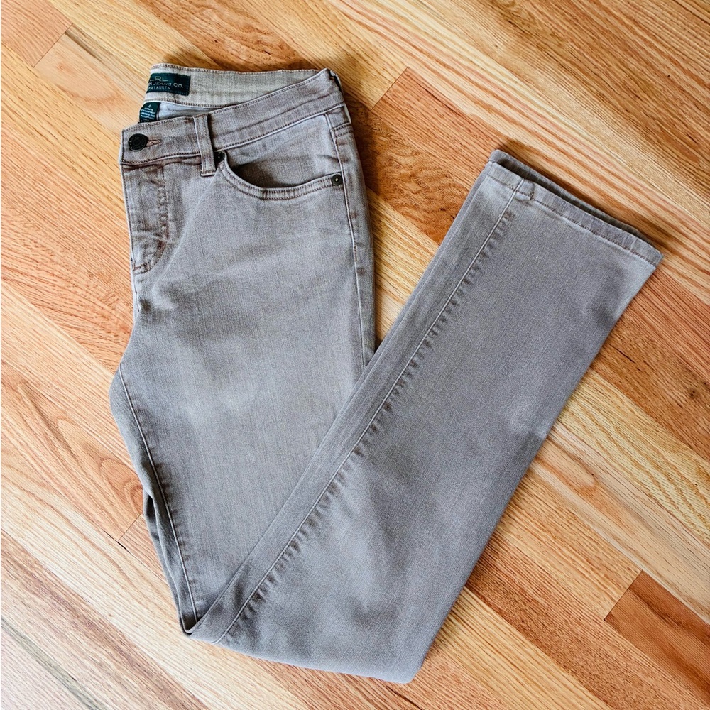 Ralph Lauren Tan Denim Jeans - Picture 2 of 10